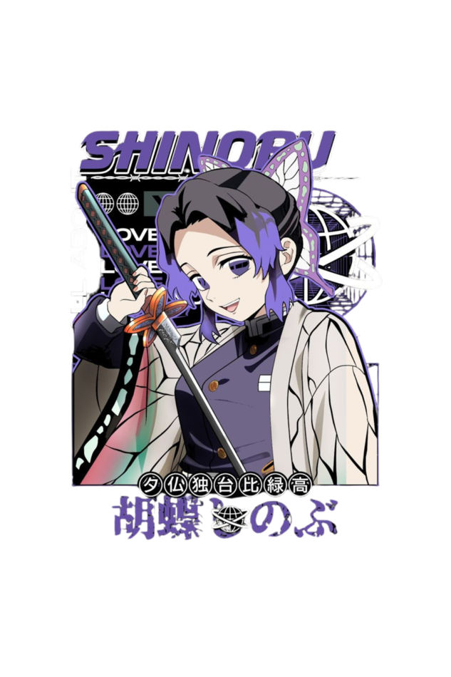 Shinobu Kochō Oversized Hooded Sweatshirt