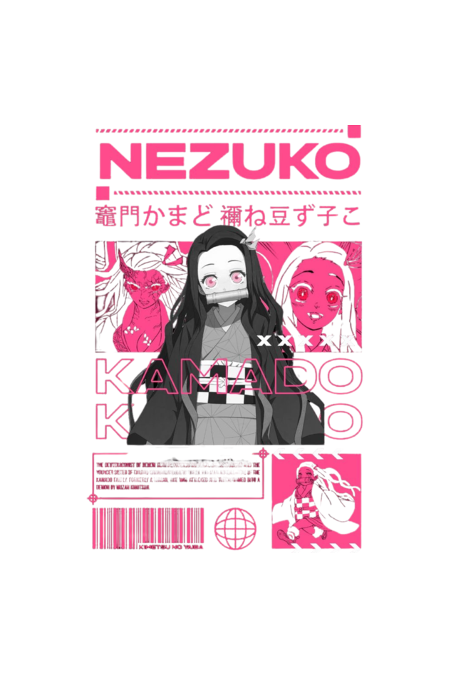 Nezuko Kamado Oversized Terry T-Shirt