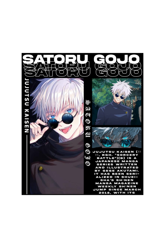 Satoru Gojo Oversized Terry T-Shirt