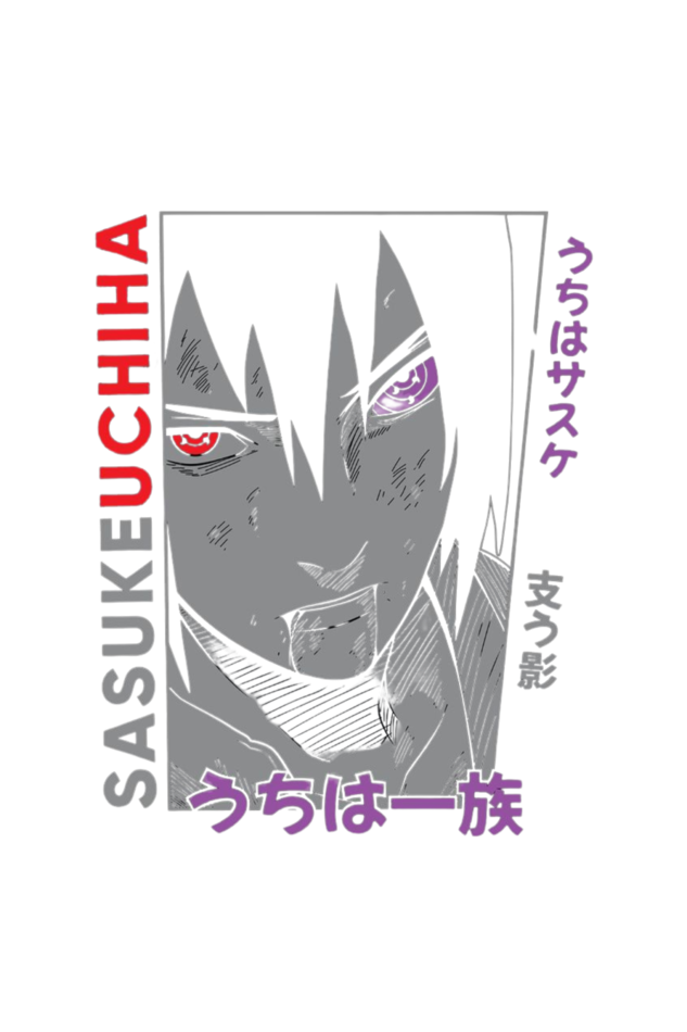 Sasuke Uchiha Oversized Terry T-Shirt