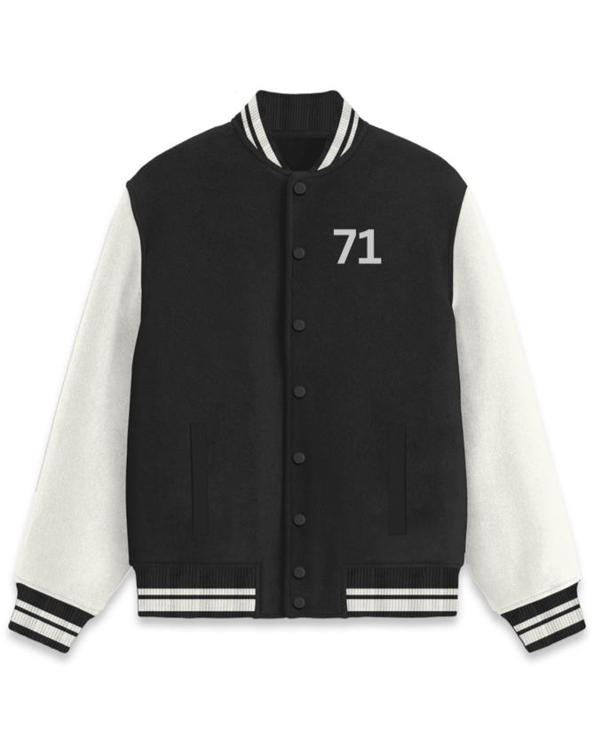 Printed Varsity Jacket