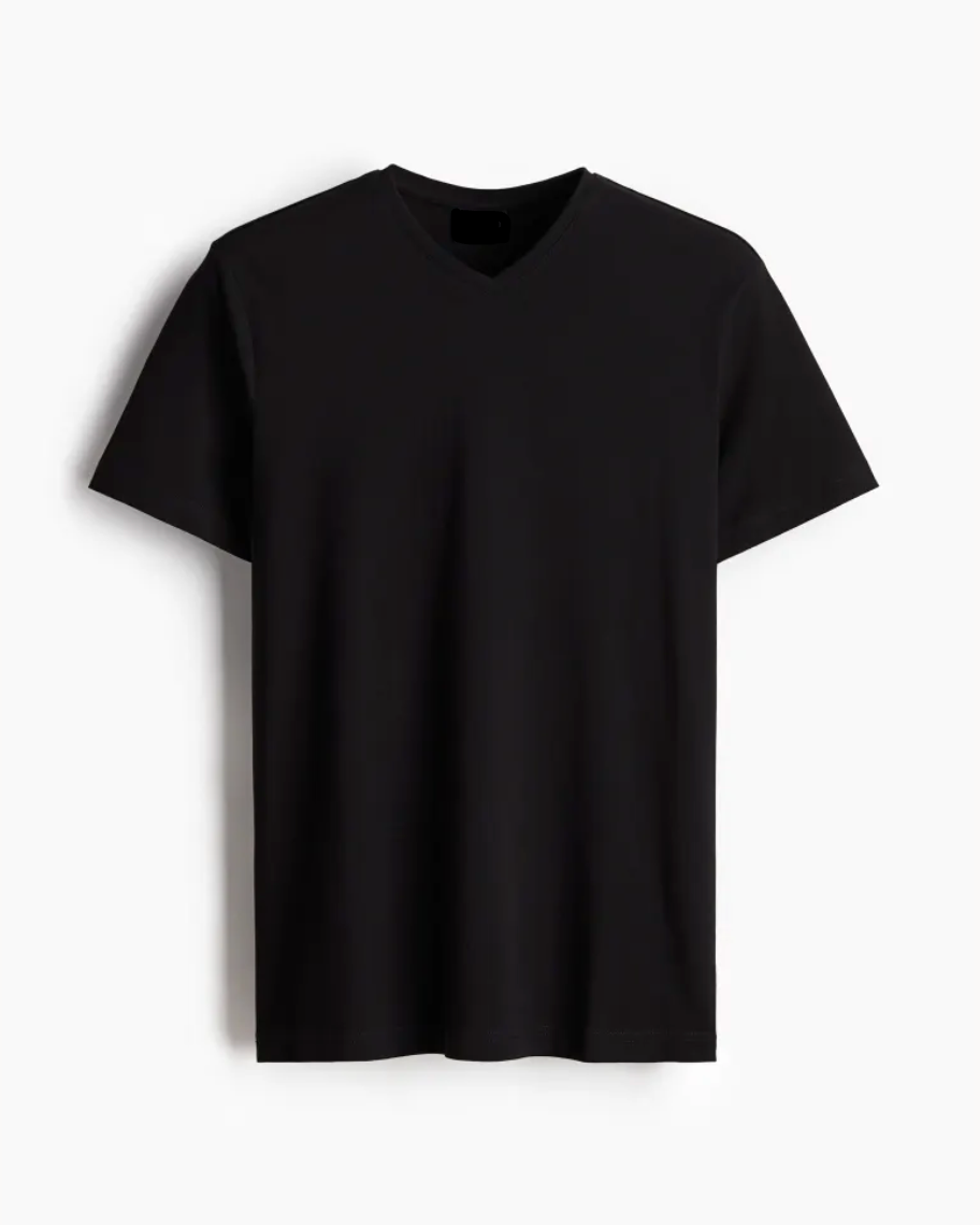 V Neck Half Sleeve T-Shirt