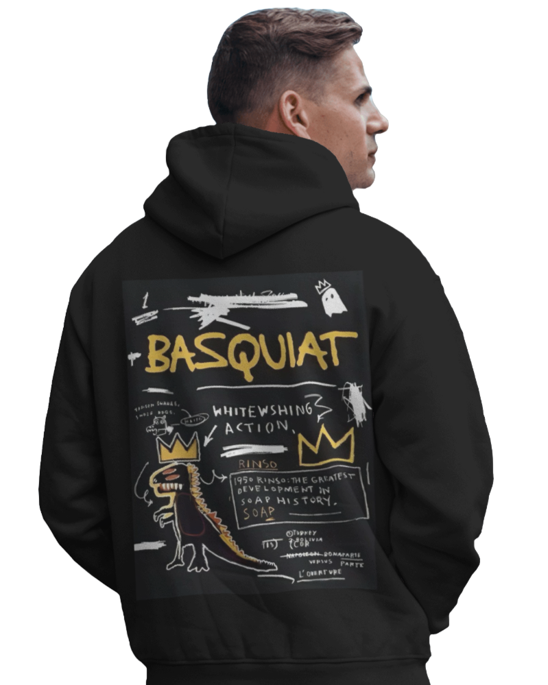 Basquiat’s paintings Oversized Hooded Sweatshirt