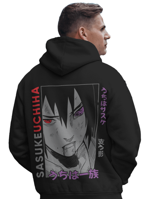 Sasuke Uchiha Oversized Hooded Sweatshirt