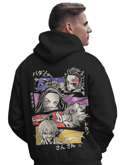 Demon Slayer Oversized Hooded Sweatshirt