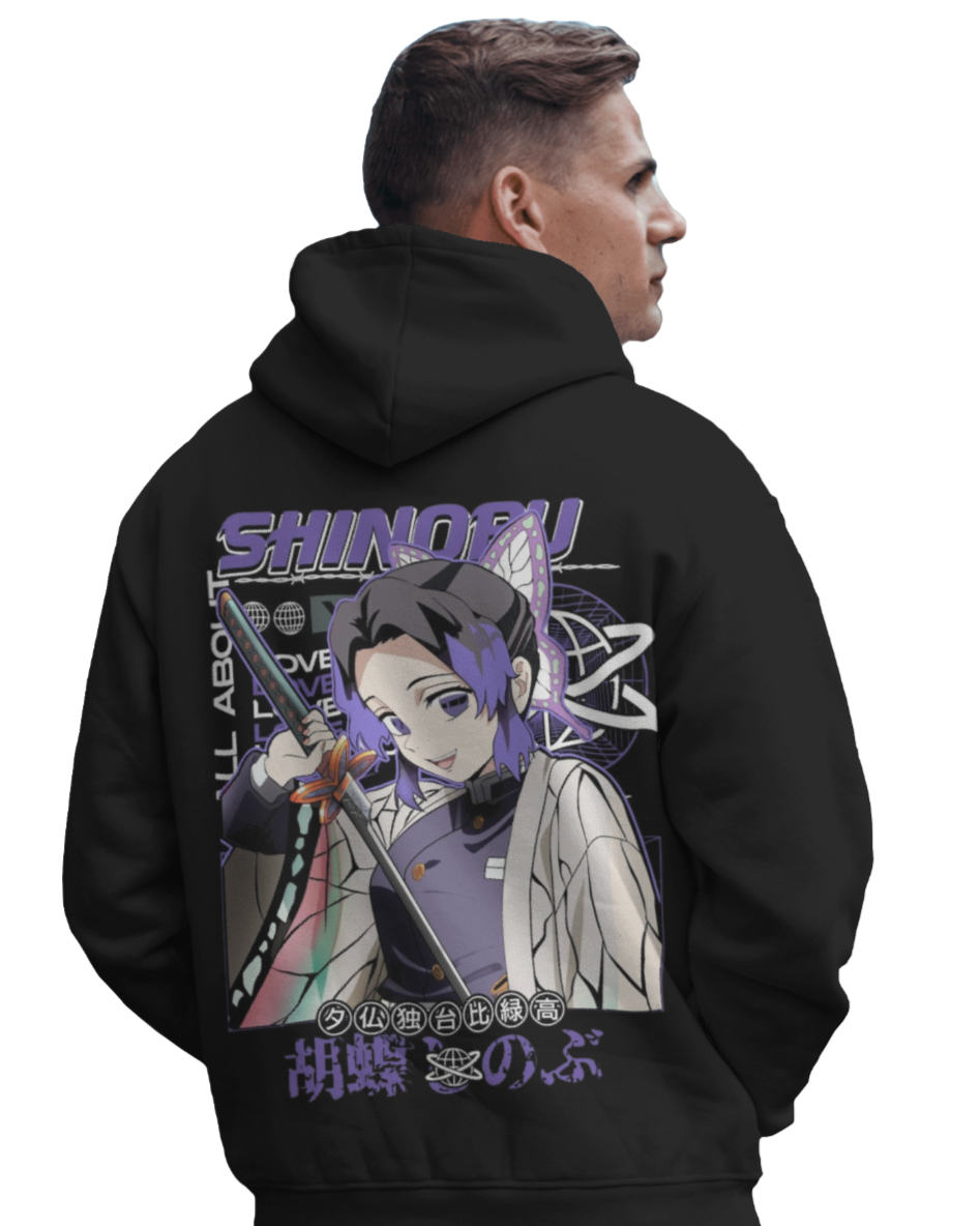 Shinobu Kochō Oversized Hooded Sweatshirt