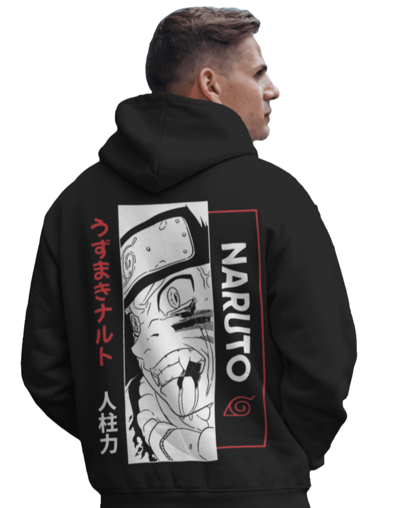 Naruto Uzumaki Oversized Hooded Sweatshirt