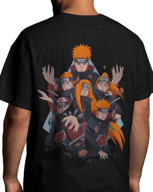 Six Paths of Pain Oversized Terry T-Shirt