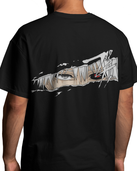 Ken Kaneki Eyes Oversized Terry T-Shirt