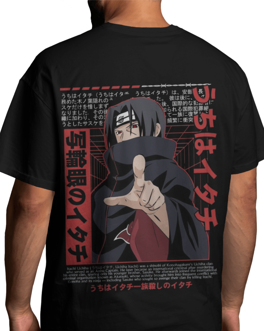 Itachi Uchiha Oversized Terry T-Shirt