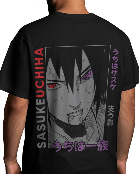 Sasuke Uchiha Oversized Terry T-Shirt