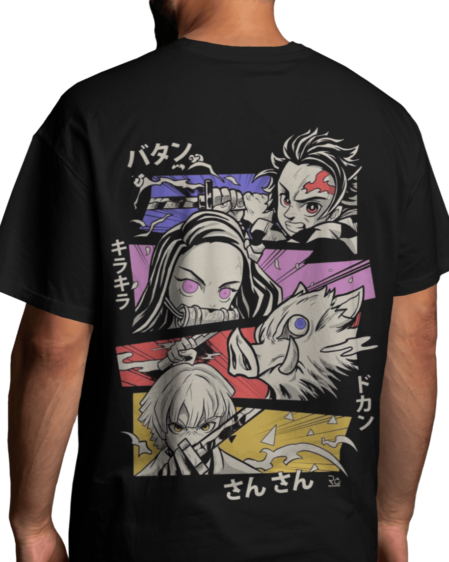 Demon Slayer Oversized Terry T-Shirt