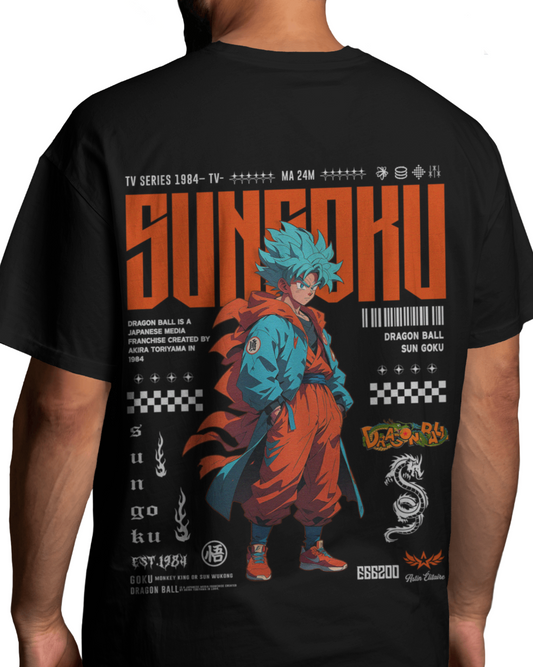 Son Goku Oversized Terry T-Shirt