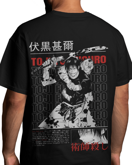 Toji Fushiguro Oversized Terry T-Shirt